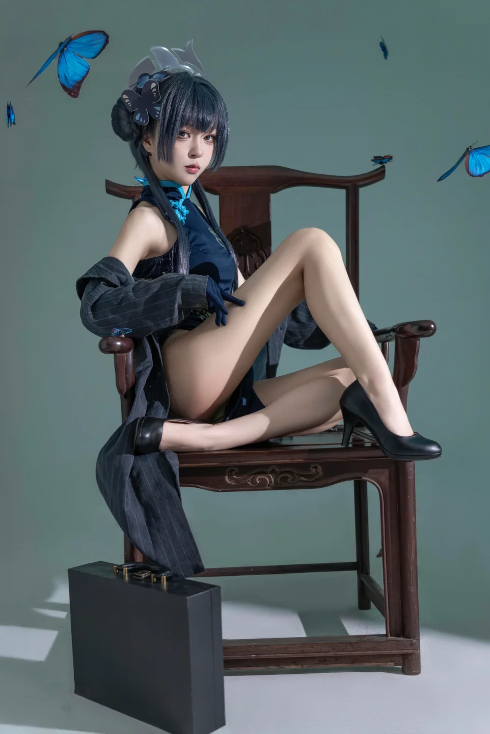 矢量鱼 - No.024 蔚蓝档案·龙华妃咲 [24P-238MB] tg@simisebaisi 【丝足阁】008.webp